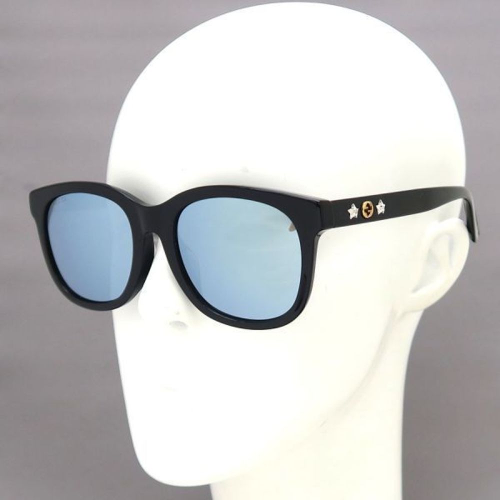 Gucci Rectangle Sunglasses Black - image 1